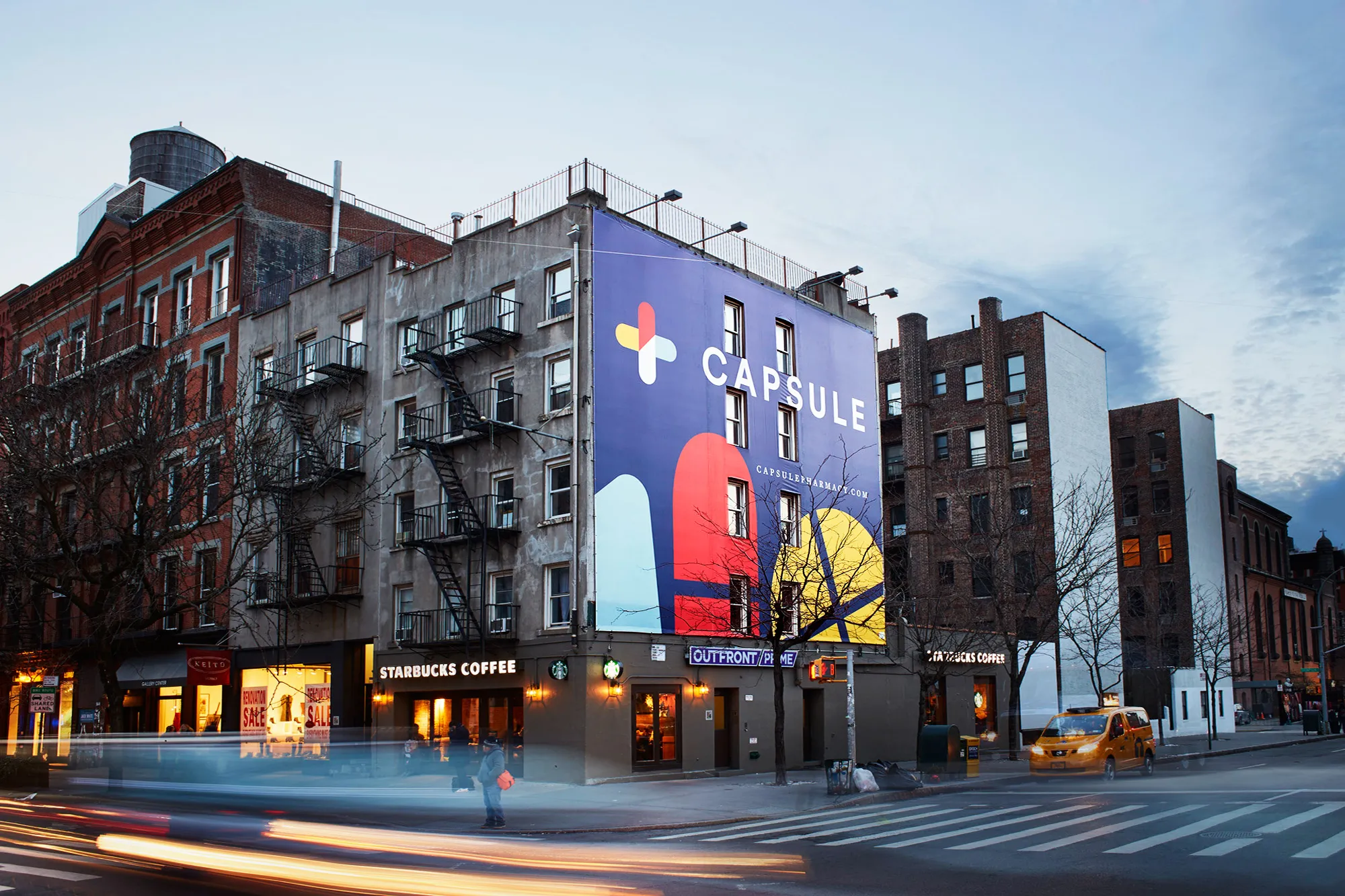 Capsule ad in New York.