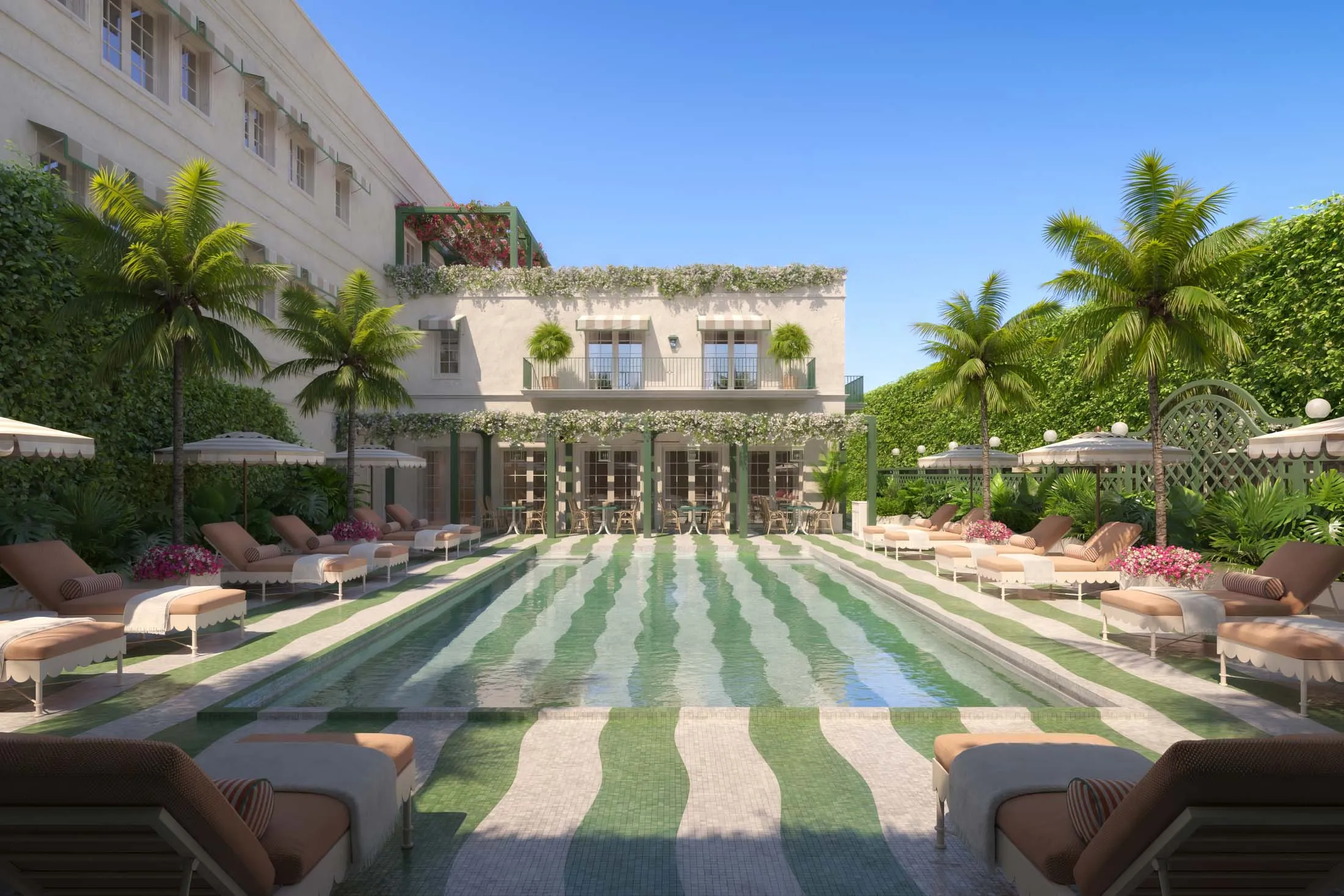 The pool at the Vineta.