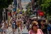 Tourists in Athens.