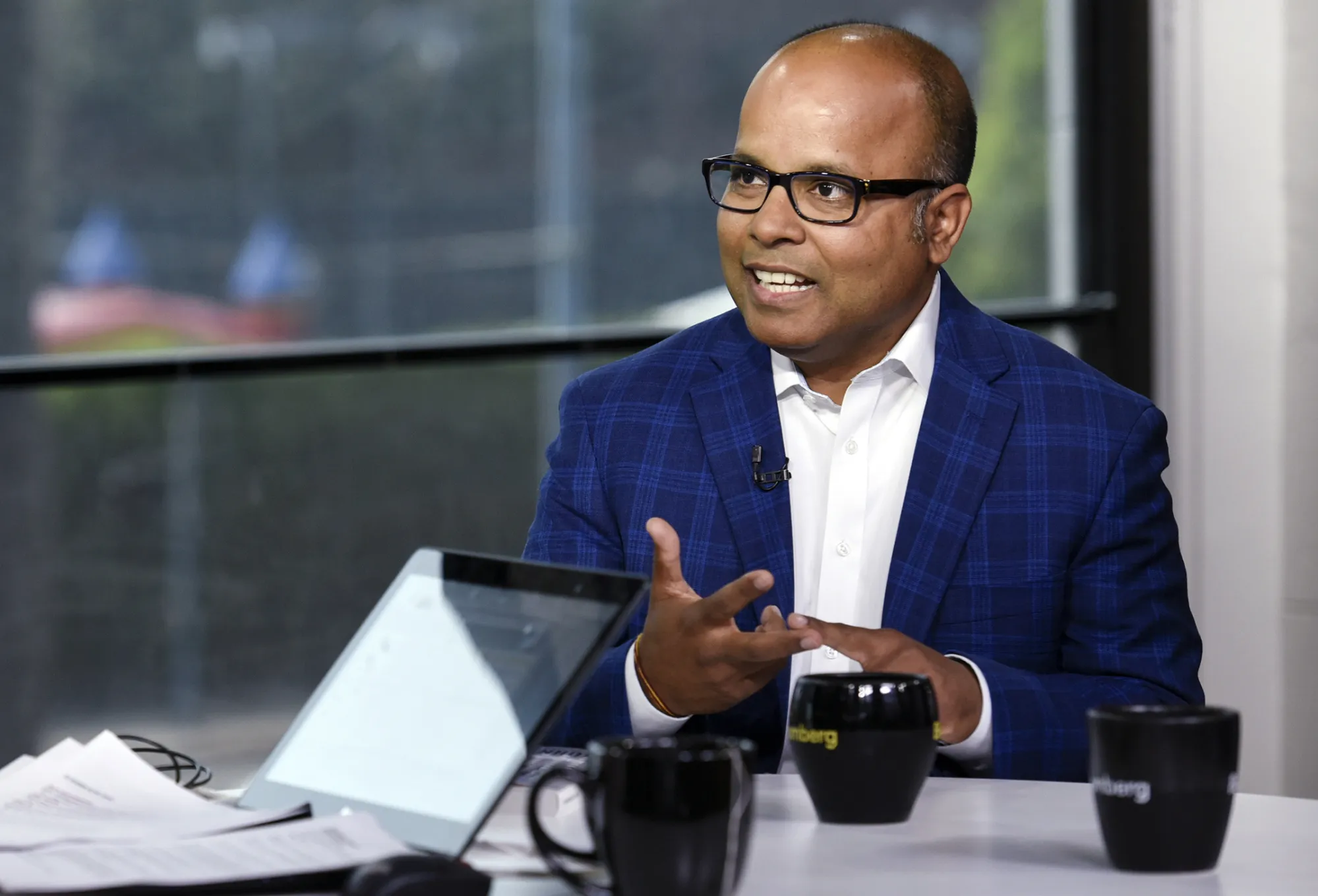 Rubrik co-founder and CEO Bipul Sinha in a Bloomberg Technology Television interview in 2018