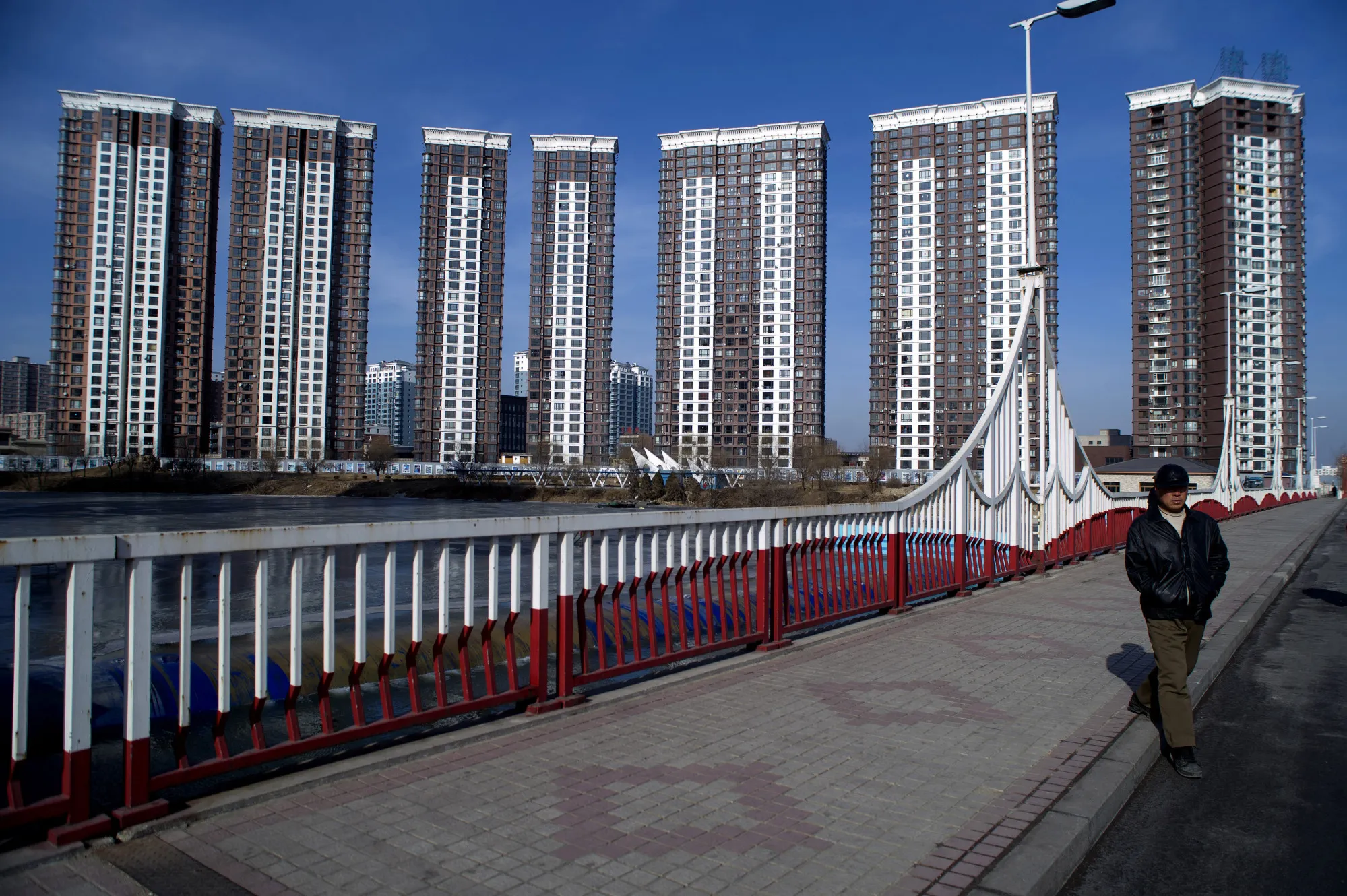 A residential complex in Dandong, China.