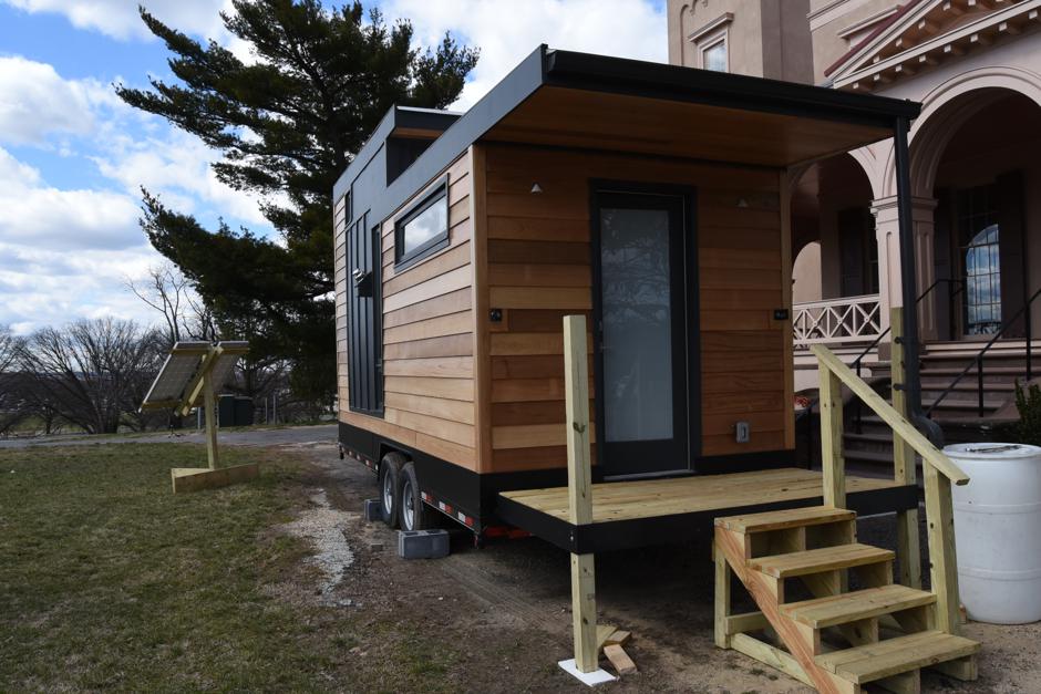 A tiny-house prototype in Baltimore