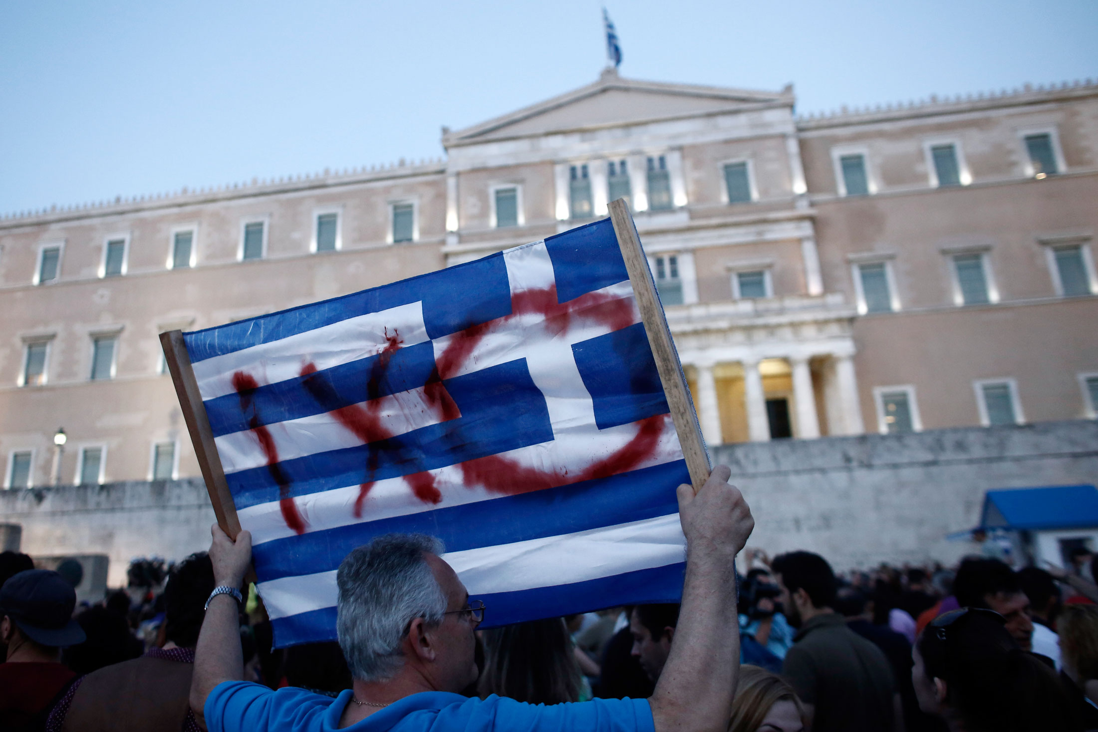 To keep the money flowing the Greeks must first rubber-stamp German-inspired austerity in a July 5 referendum and then potentially elect a new government which can do business with its European neighbors.
