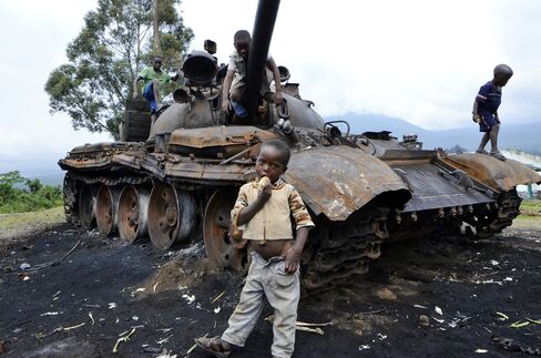 Former M23 Rebel Tank