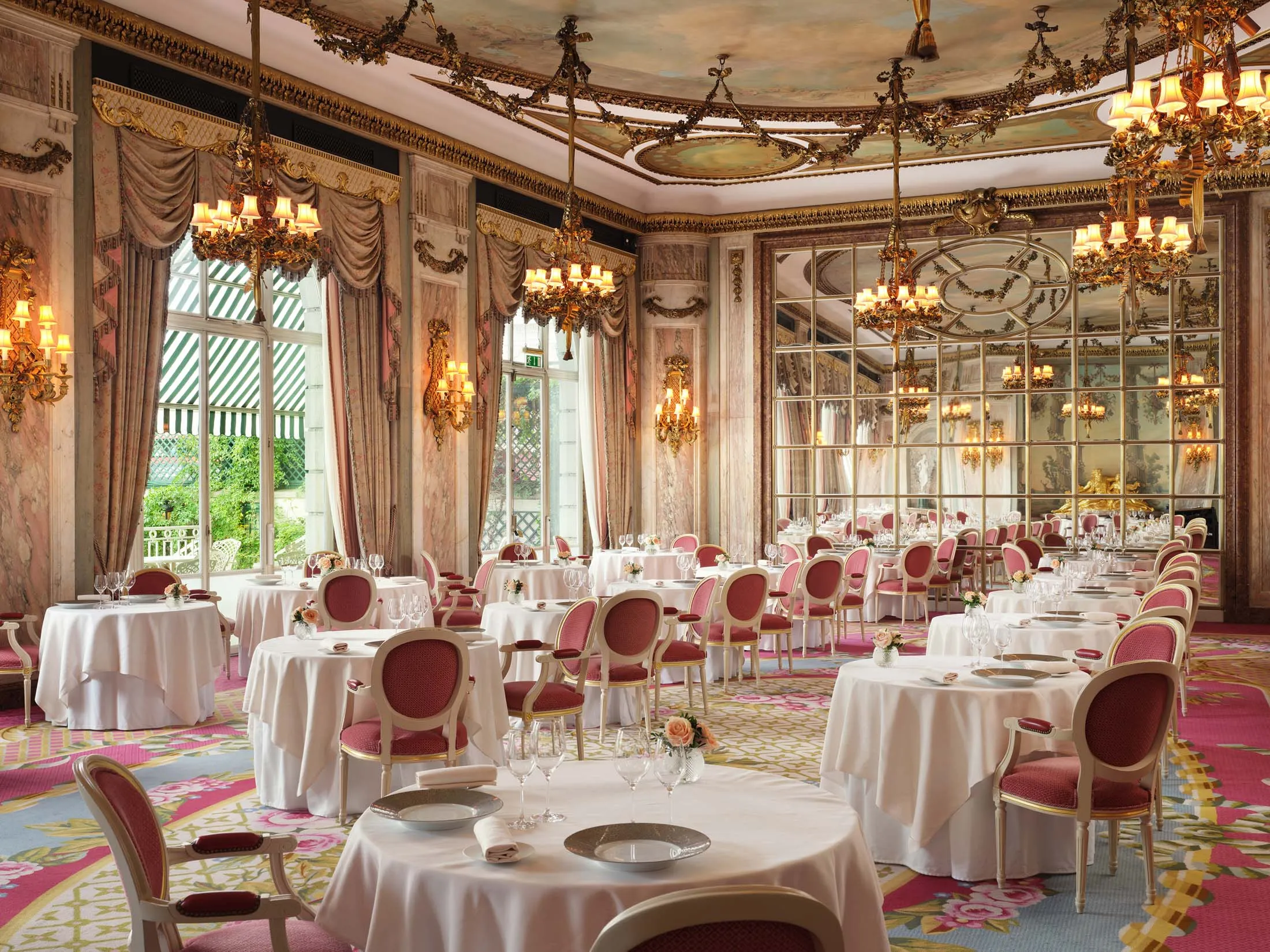 The Ritz London restaurant, the epitome of classic fine dining, is the No. 1 restaurant in the UK.