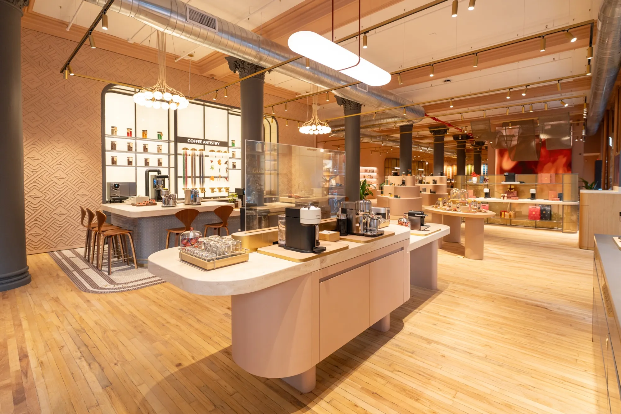 Nespresso opened a flagship store in New York City this month.