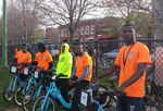 Slow Roll Chicago riders in West Humboldt Park neighborhood on the West Side of Chicago in 2015.