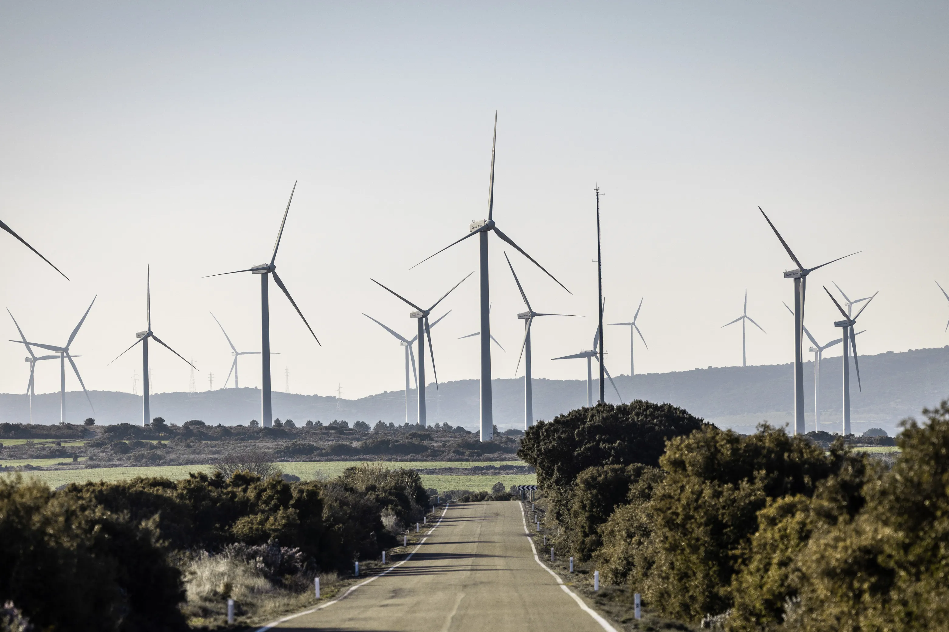 Wind turbines in Spain