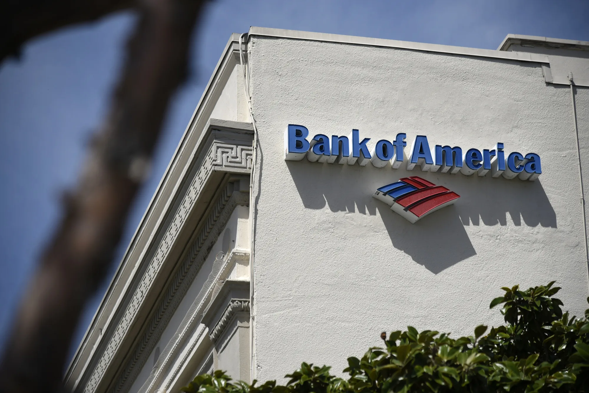 A Bank of America Corp. Bank Branch Ahead Of Earnings Figures