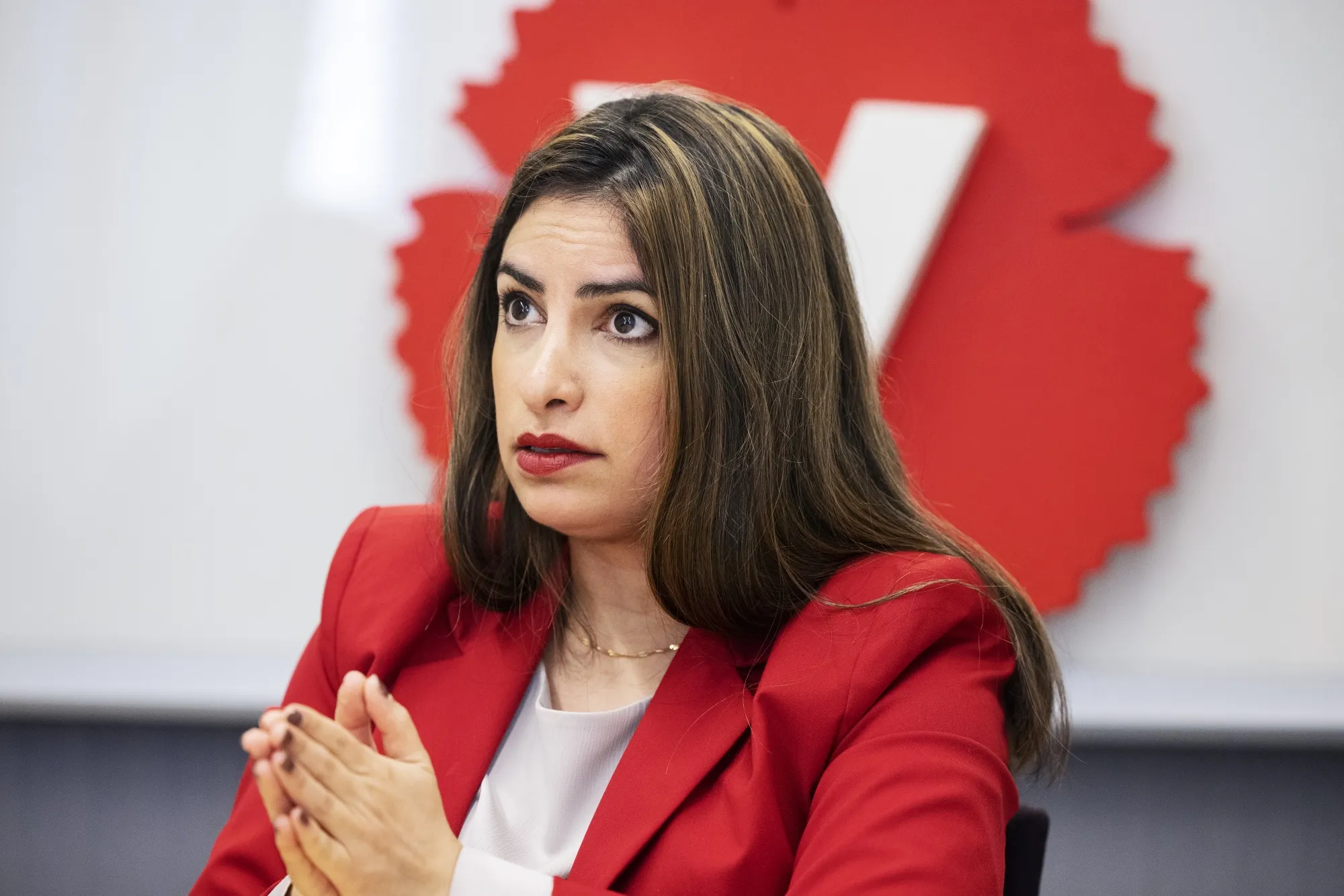 Sweden’s Left Party leader&nbsp;Nooshi Dadgostar