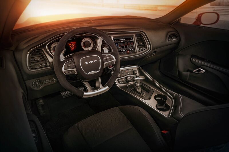 Meet The 840 Horse Dodge Challenger Srt Demon Bloomberg The Standard Drag Race Inspired Interior Configuration Of 2018 Dodge Challenger Srt