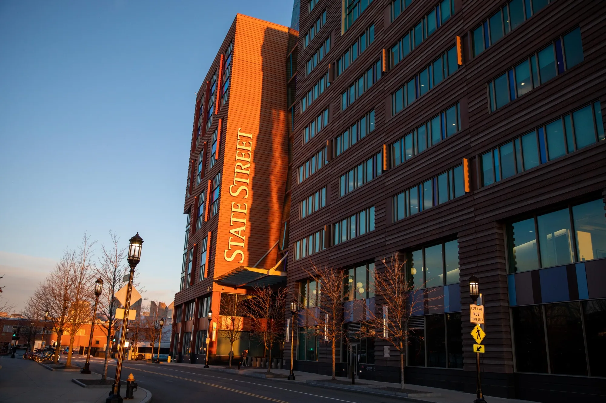 The State Street Corp. Global Advisors Global Advisors building in Boston, Massachusetts.