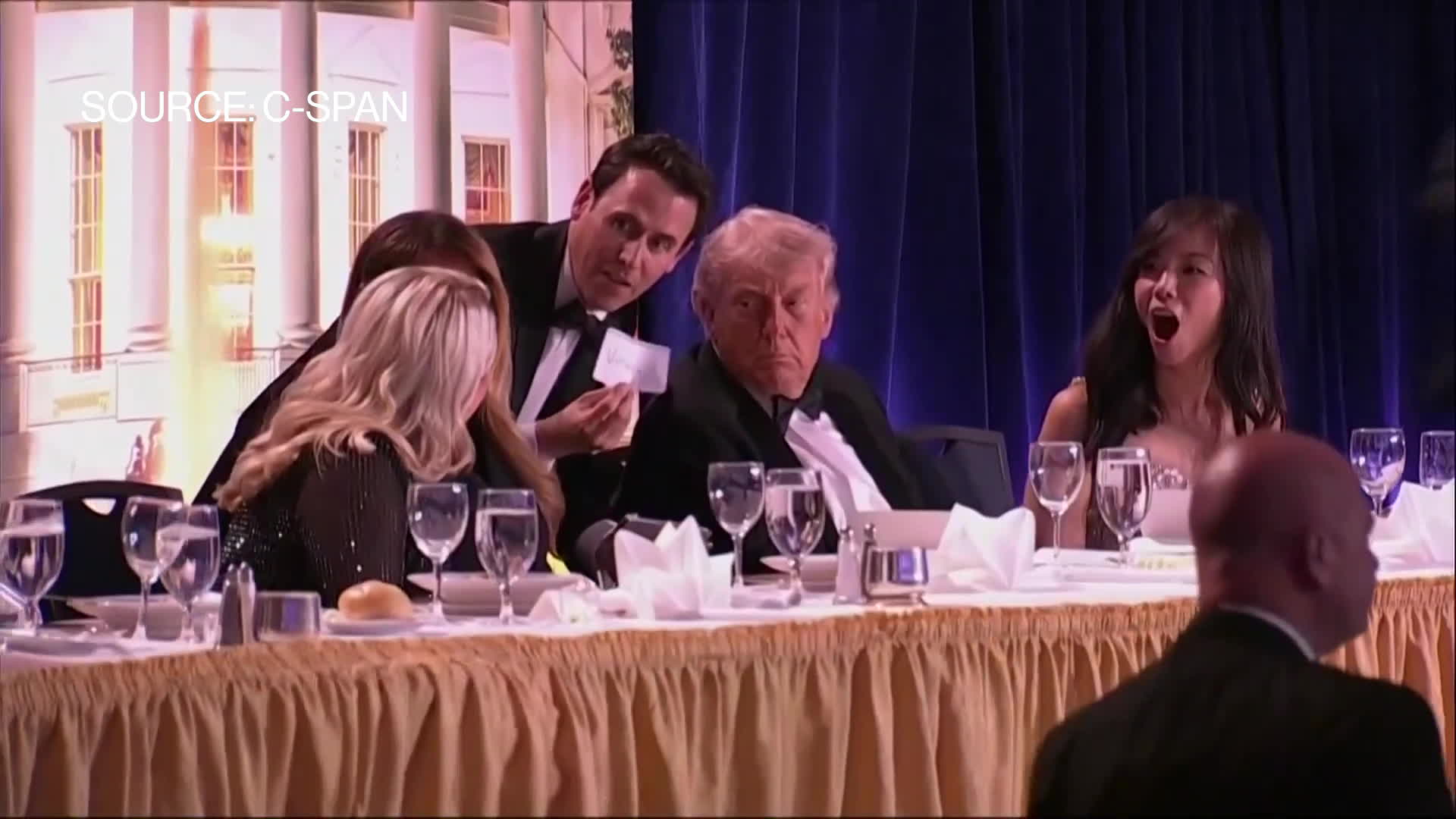 Gunman Detained, Trump Evacuated After Shooting at Press Dinner