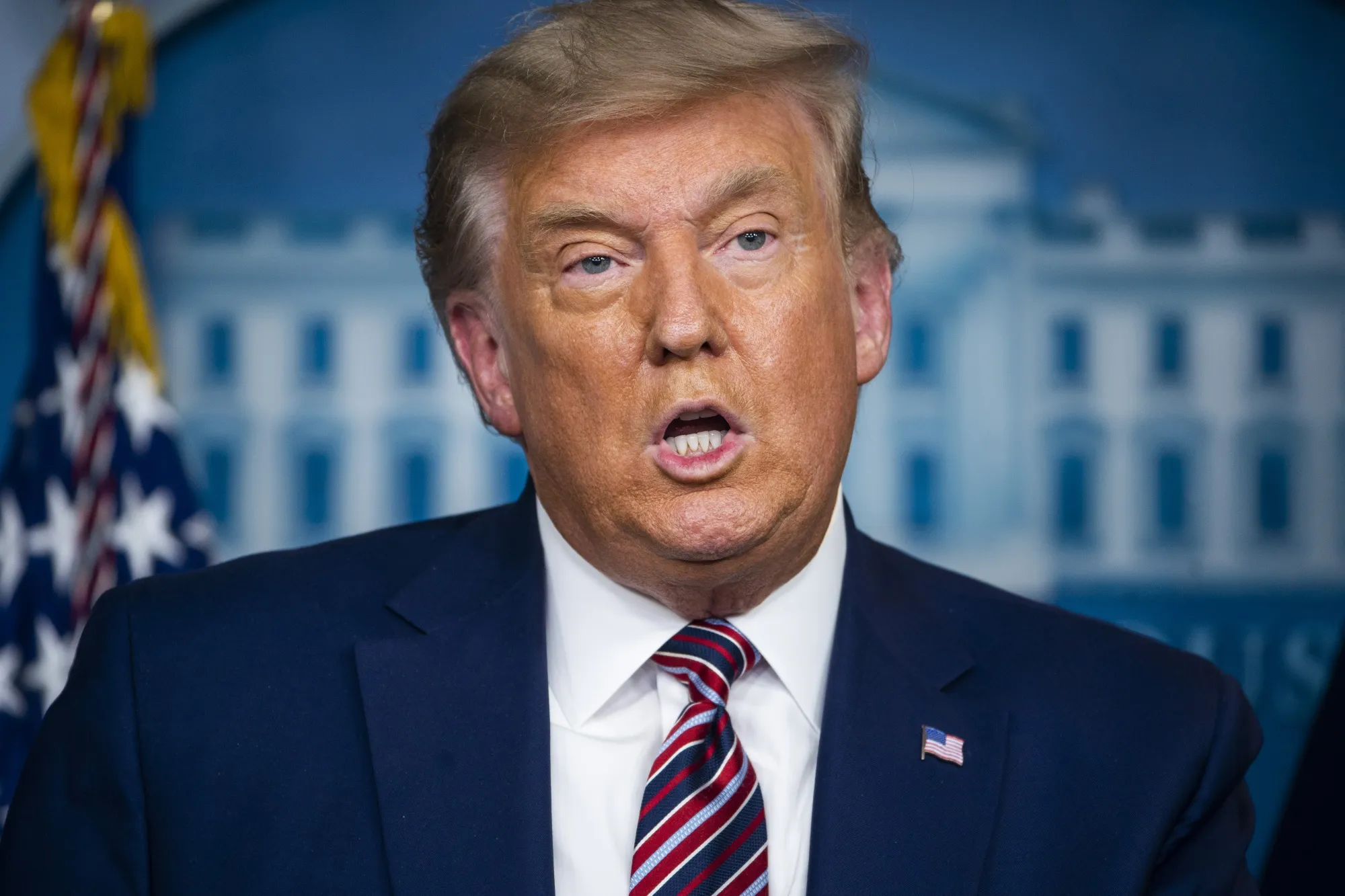 President Donald Trump speaks at the White House&nbsp;on&nbsp;Nov. 20.