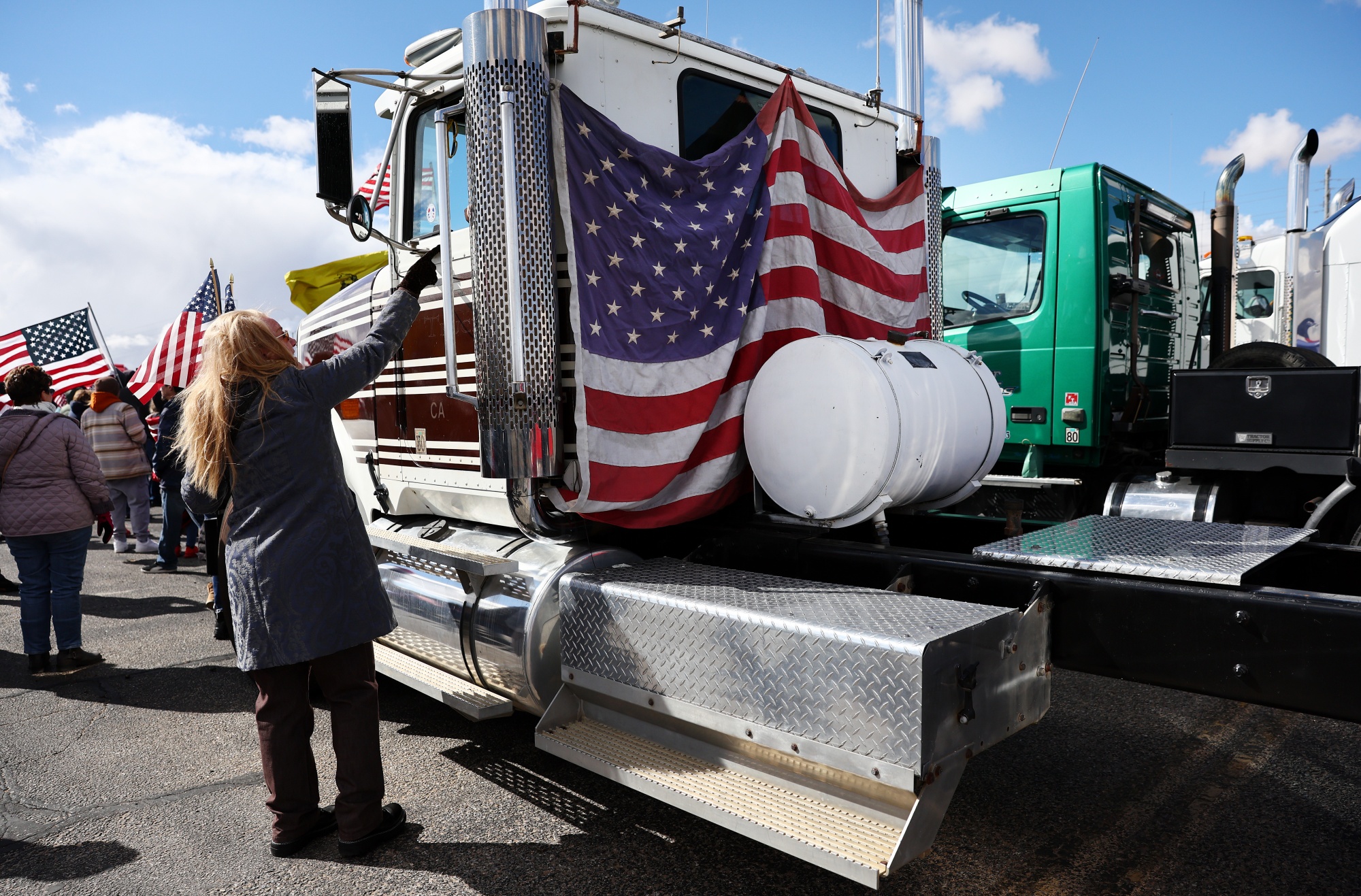 Trucker Convoy DC: National Guard to Bolster Cops as Buzz Builds - Bloomberg