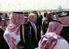 US President Donald Trump in Riyadh on May 22.