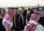 US President Donald Trump in Riyadh on May 22.
