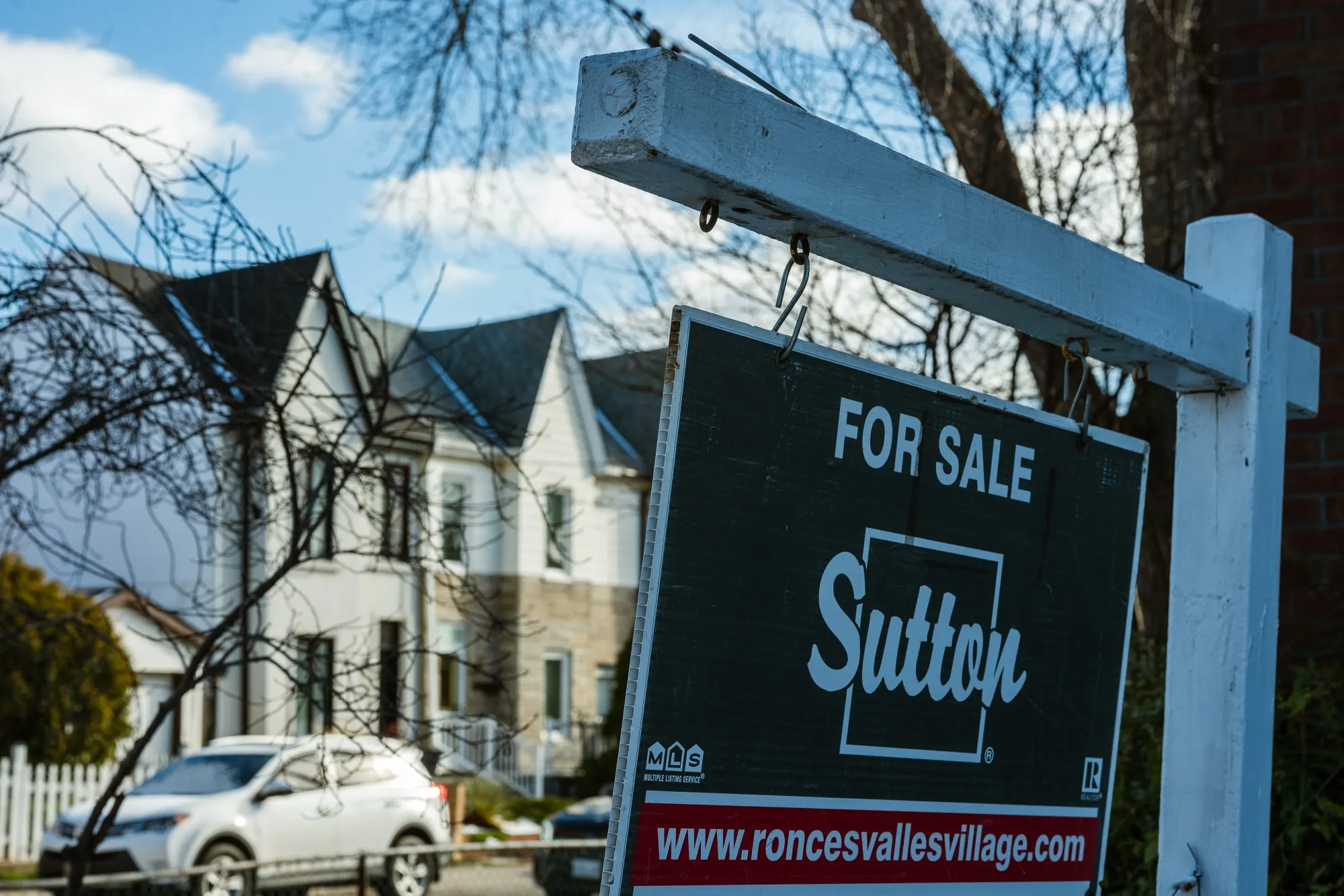A “For Sale” sign in Toronto, Ontario, Canada, on Friday, Dec. 5, 2025.