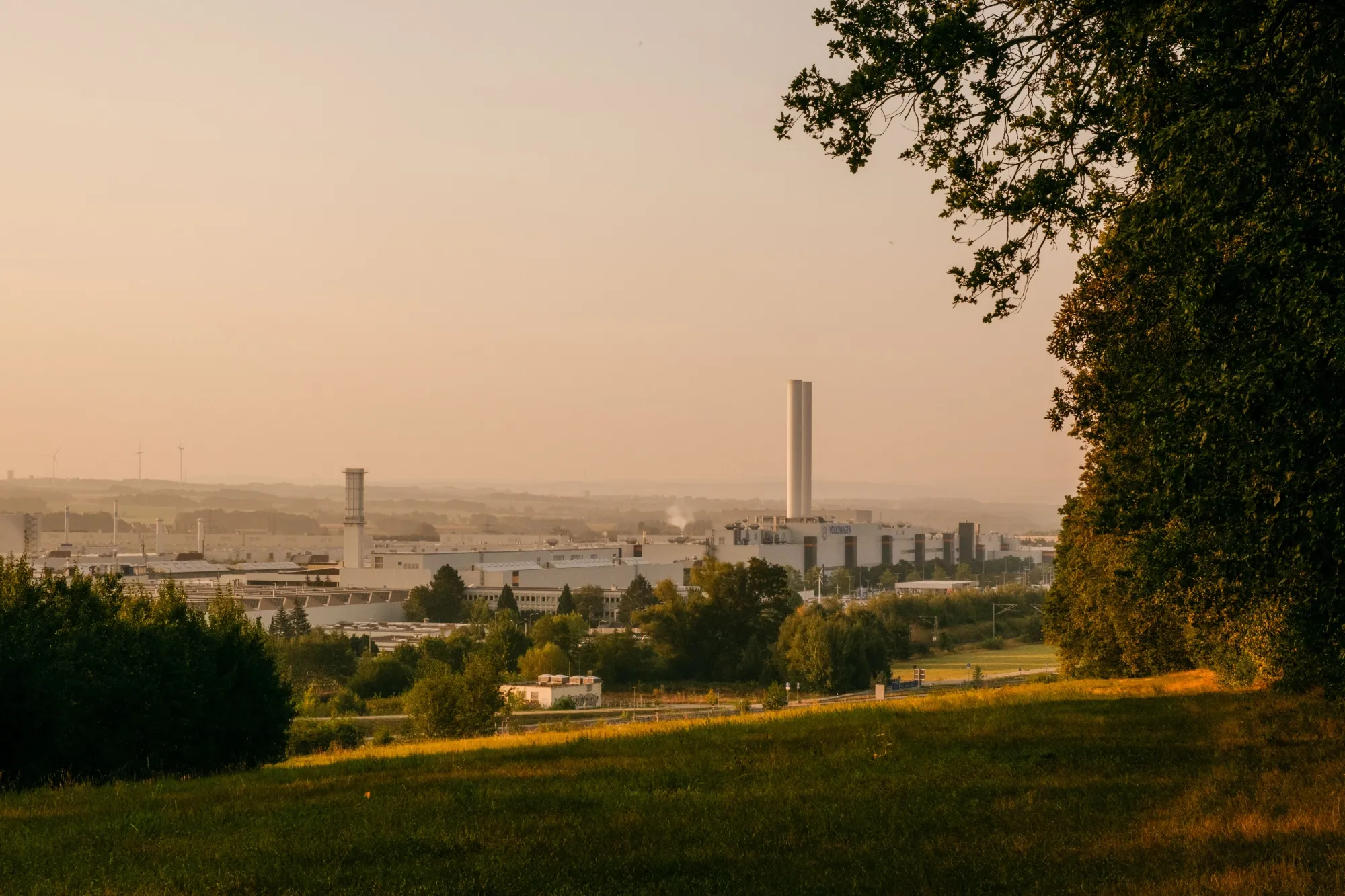 The Volkswagen&nbsp;factory in Zwickau, on Sept. 4.&nbsp;