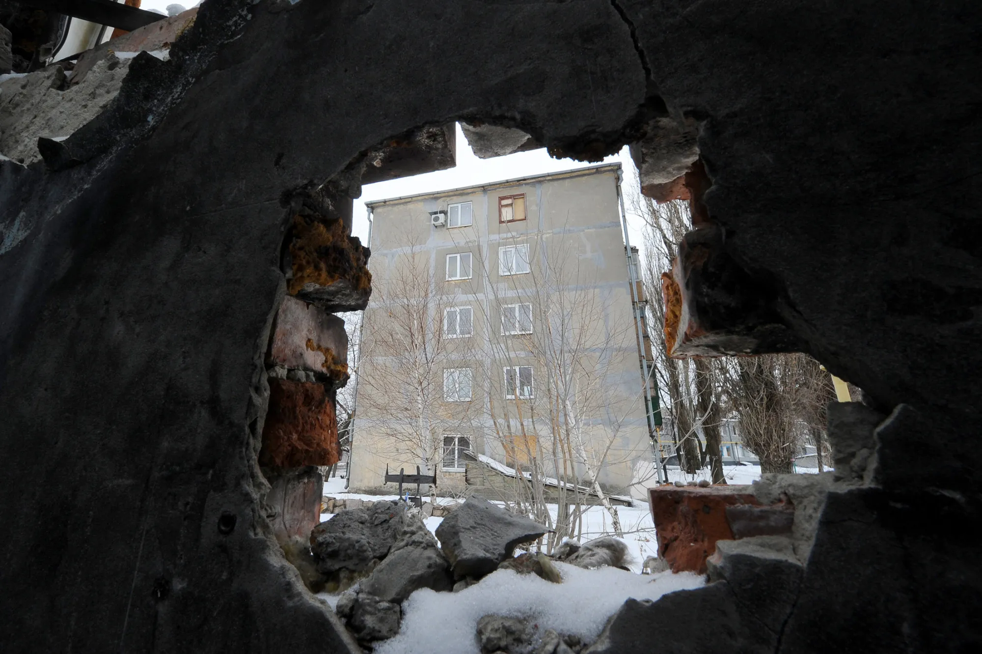 The conflict in eastern Ukraine has been rumbling on for almost three years.
