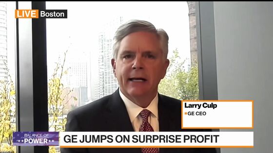 GE Jumps on Surprise Profit as CEO Larry Culp Sees Turnaround Accelerating