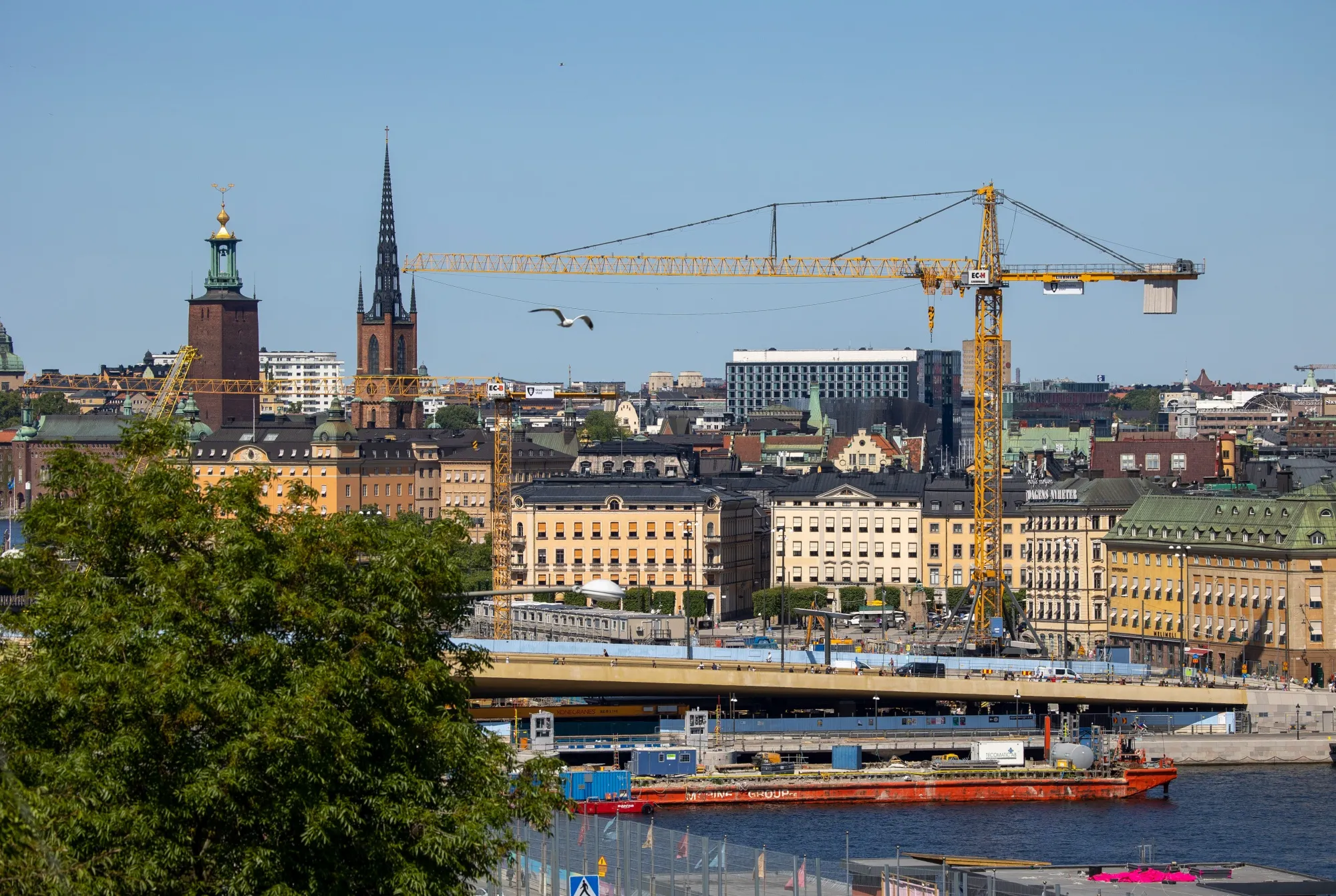 The city skyline in Stockholm.&nbsp;