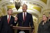Senators Speak To The Press Following Policy Luncheons On Capitol Hill