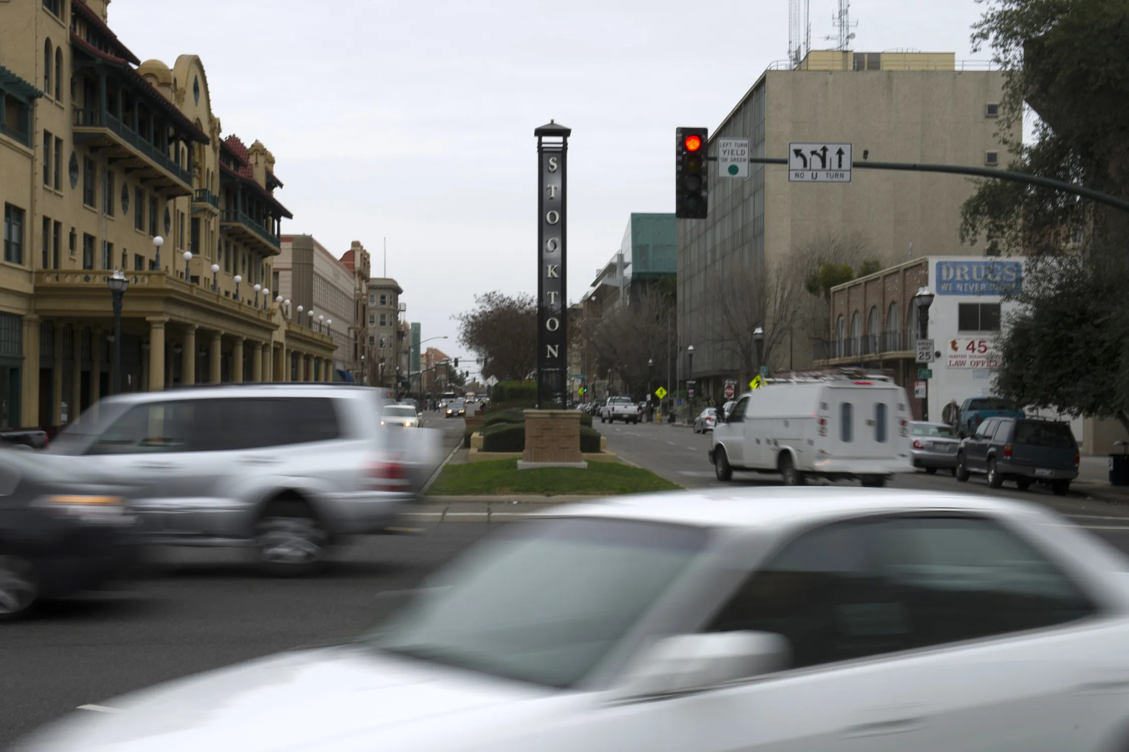Stockton, California, in 2012, when the&nbsp;beleaguered city declared bankruptcy. Its road back to fiscal health has been challenging.&nbsp;