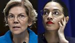 Elizabeth Warren and Alexandria Ocasio-Cortez
