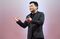 Rakuten Inc. Cafe and CEO Hiroshi Mikitani At Company's New Year Conference