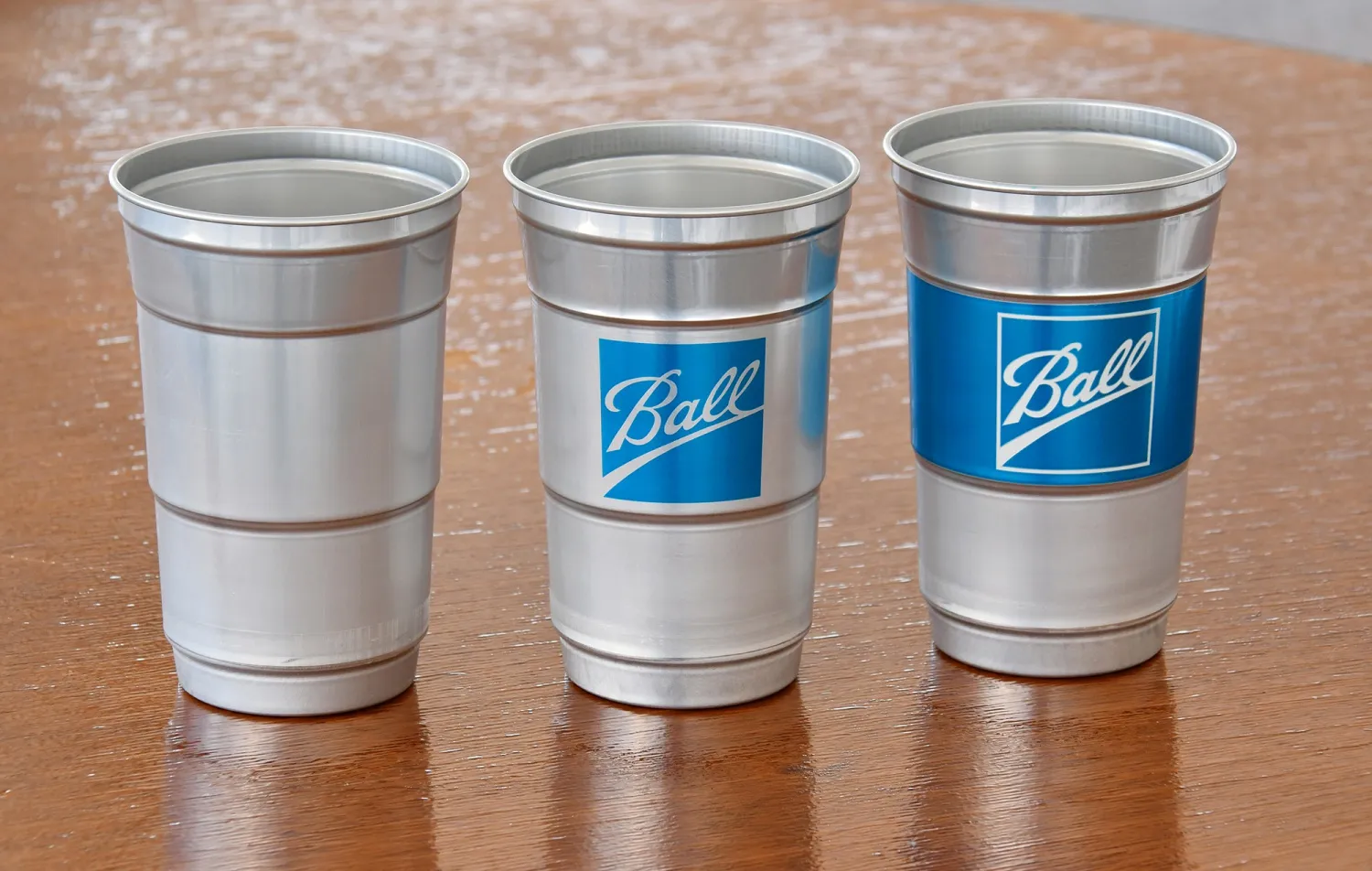 Ball aluminum cup