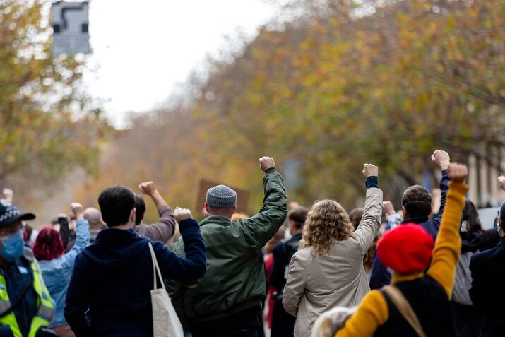NEWS: JUN 06 Melbourne Black Lives Matter Rally