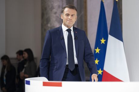 France's President Emmanuel Macron News Conference