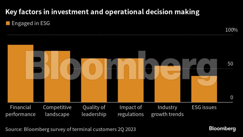 Key factors in investment and operational decision making |