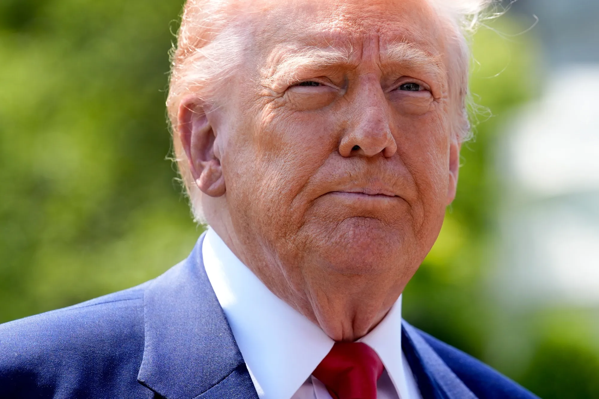President Trump Departs White House For Michigan