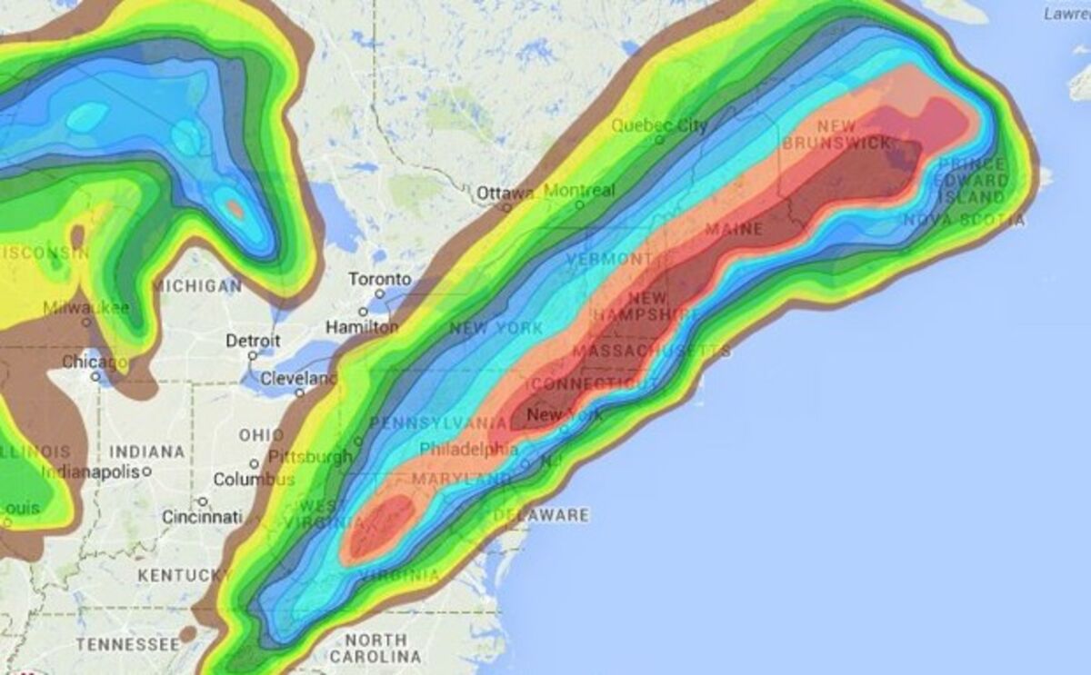 Predict Your Own ThanksgivingSnowstorm Travel Misery Bloomberg