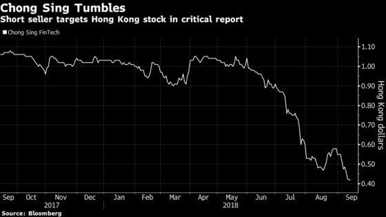 China Lender Sinks After Short Seller Says Shares Worth Zero