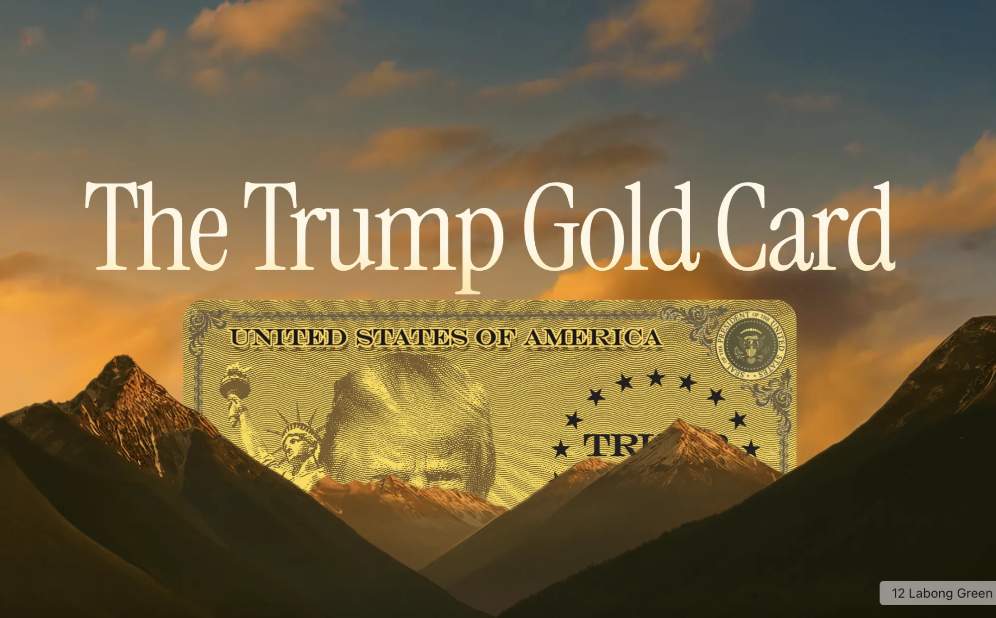 To frame his second term, President Donald Trump adopted a serif typeface from a font family called Instrument.