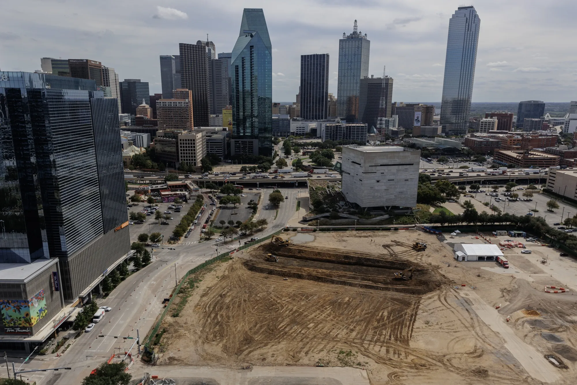 The site of the new Goldman Sachs campus in Dallas