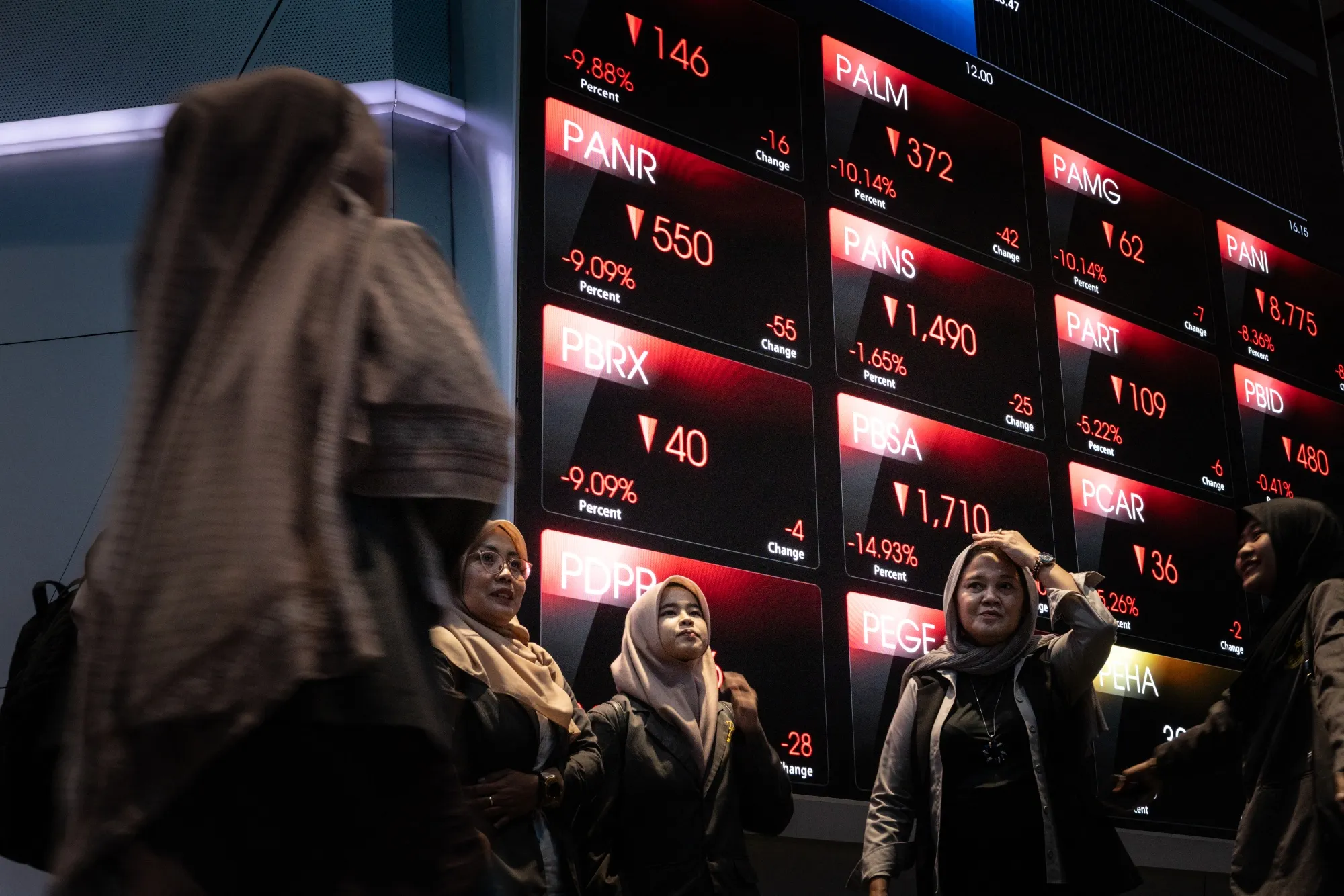 The Indonesia Stock Exchange&nbsp;in Jakarta on Jan. 29.