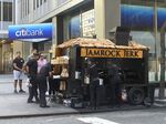 Jamaican food truck Jamrock Jerk&nbsp;on Park Avenue and 53rd Street in East Midtown.