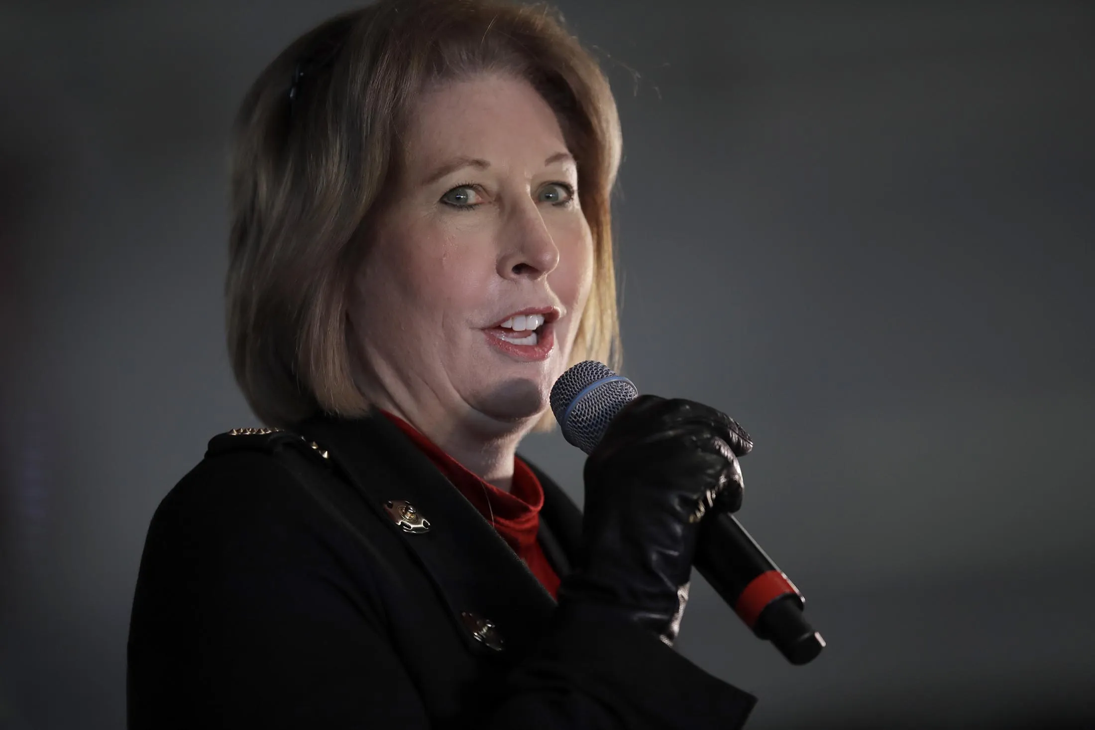 Sidney Powell during a rally in Georgia, on Dec. 2.