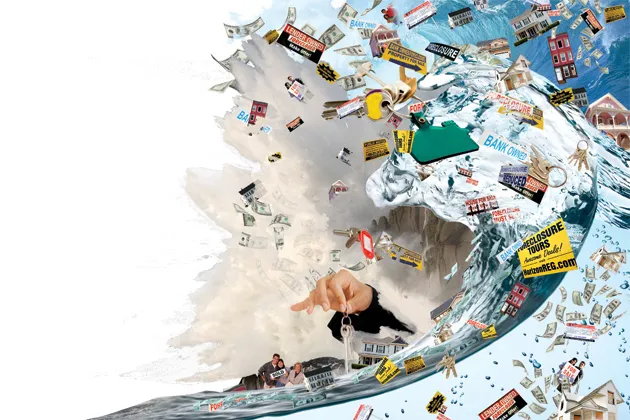 “People see a foreclosed home for sale in this area and they’re going to jump on it,” says a California realtor