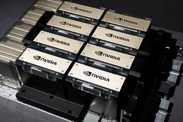 A Nvidia HGX H100 server.