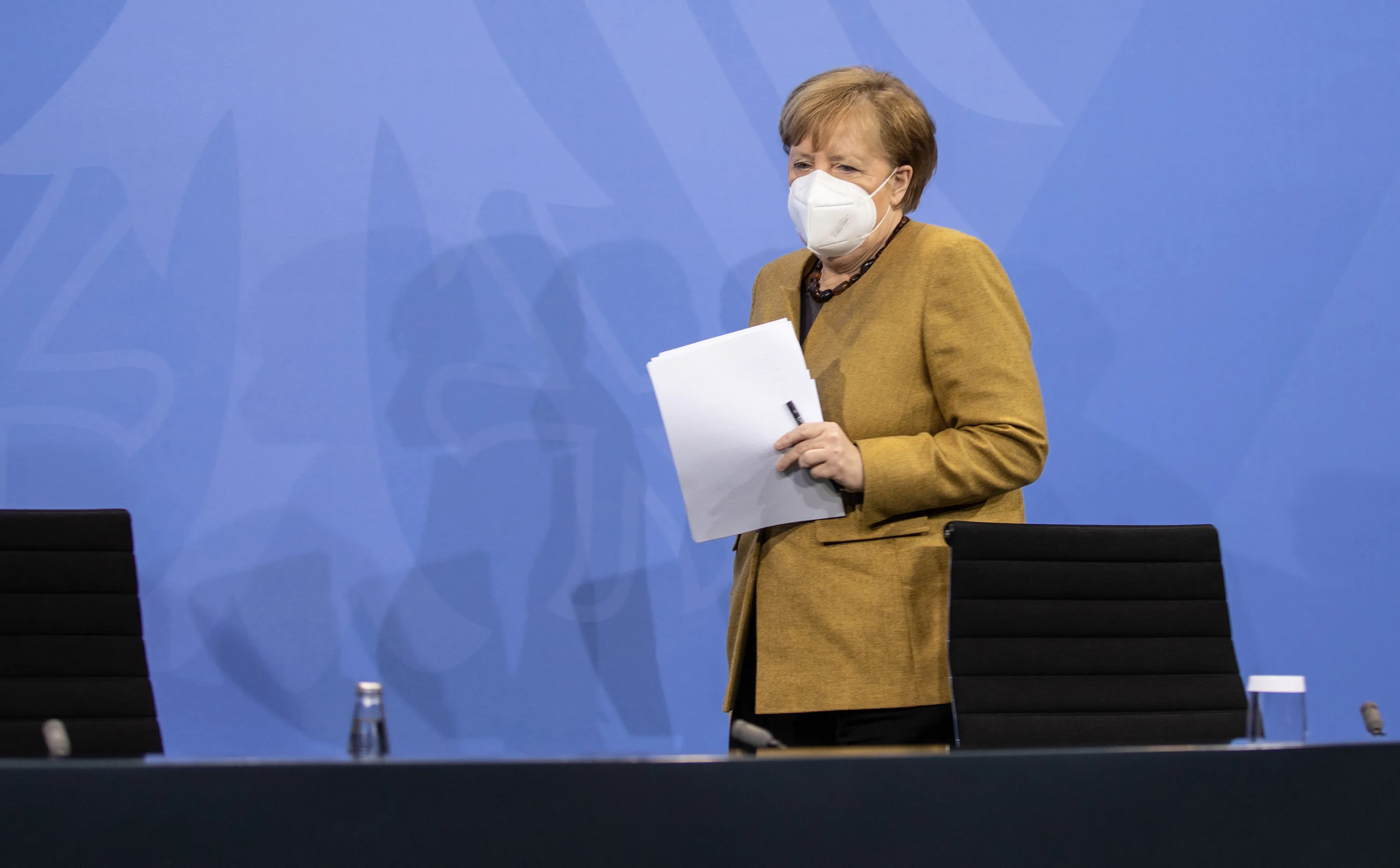 Angela Merkel on Jan. 5.