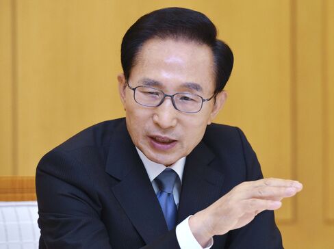 South Korea's President Lee Myung Bak