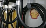 The shell logo adorns a gas pump&nbsp;at a Royal Dutch Shell Plc.