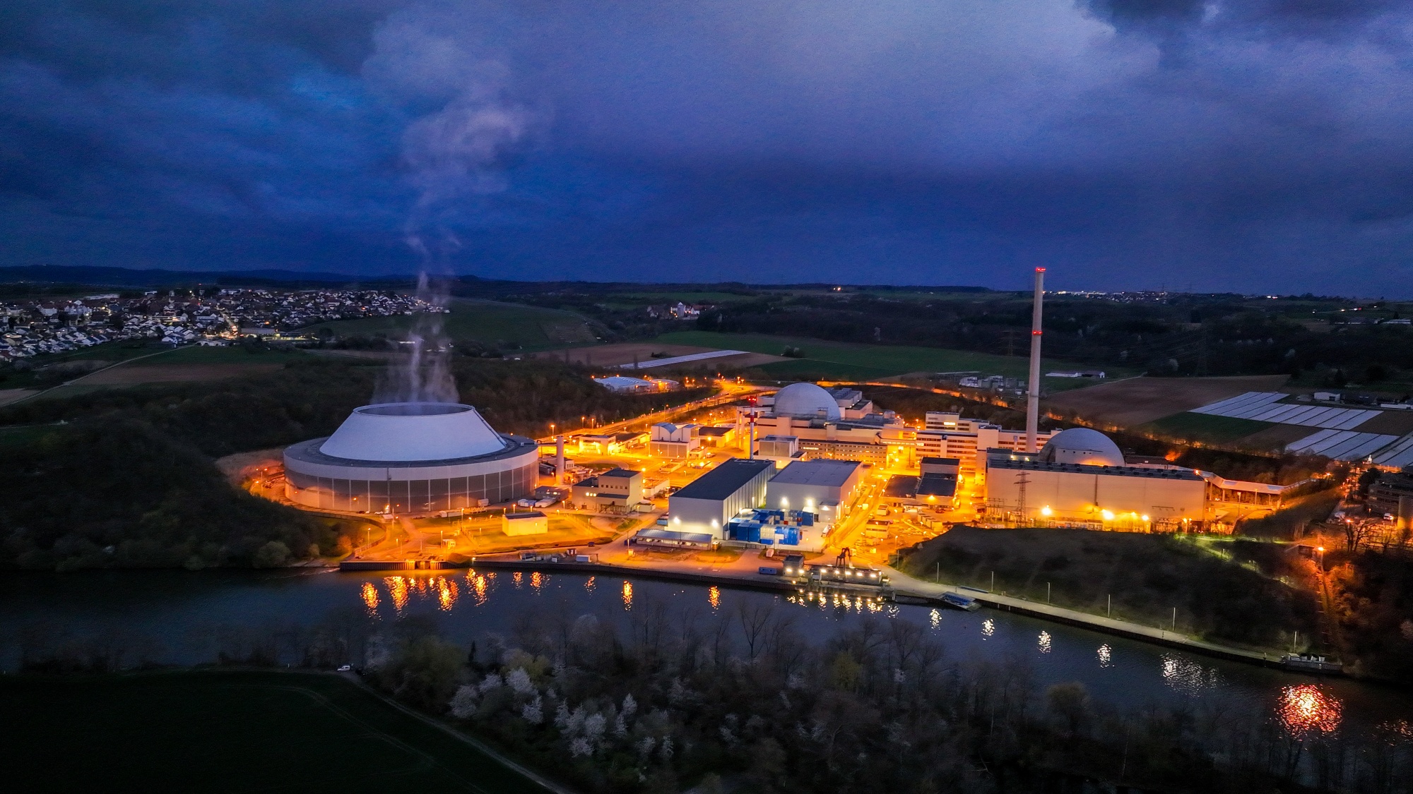 A Nuclear power station Germany.