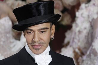 British designer John Galliano acknowled