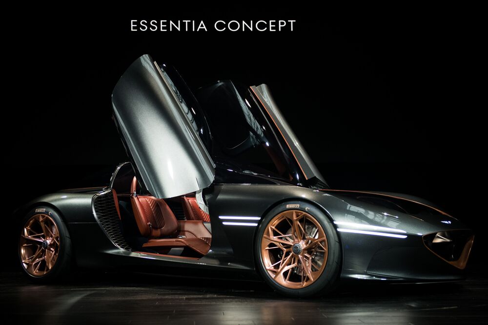 All Electric Genesis Essentia Concept Debuts At New York Show Bloomberg